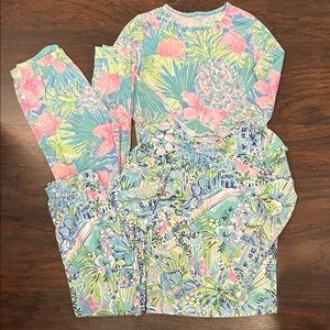 Girl’s Lilly Pulitzer Pajamas Sets Sz 12